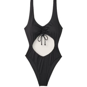 Victoria's Secret Pink RUCHED FRONT ONE-PIECE